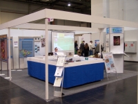 Unser Messestand im �berblick